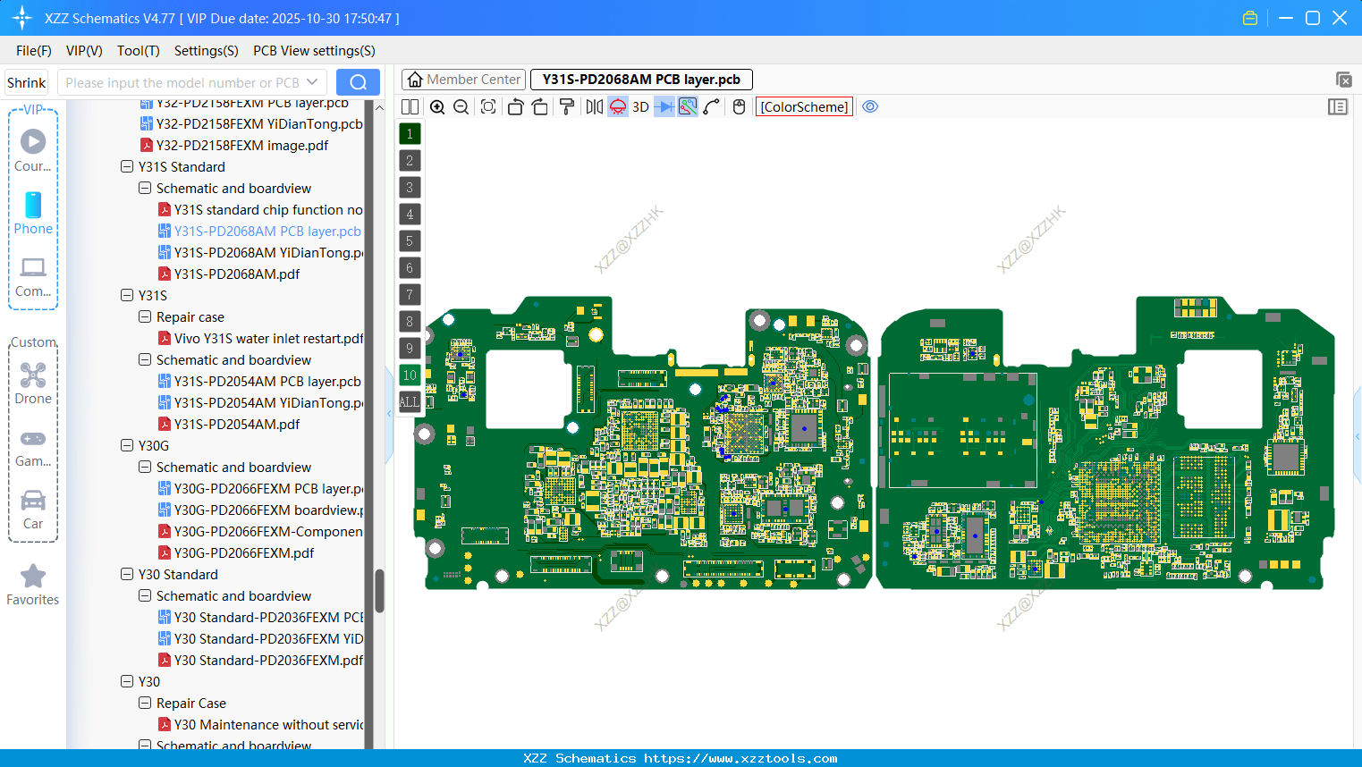 VIVO Y31S-PD2068AM PCB Layer